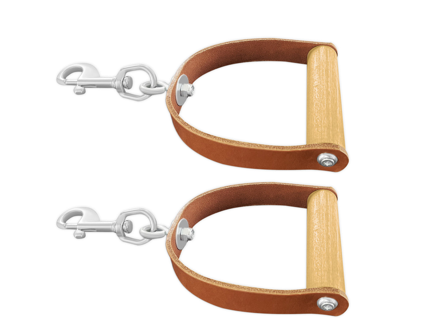 Leather Swivel Handles (Pair)